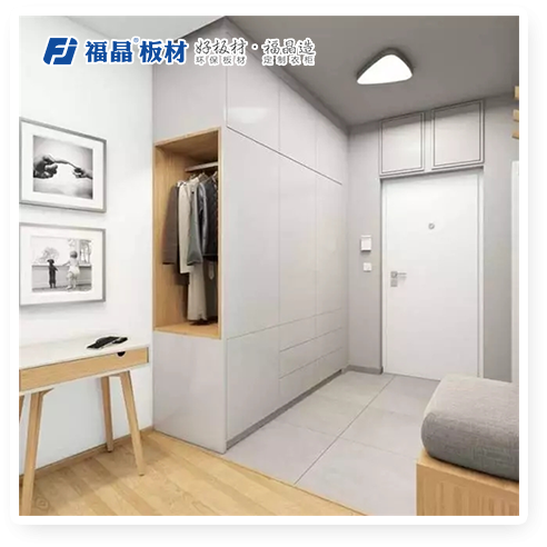 装饰门面少不了入户玄关,封闭式衣柜更有必要了!