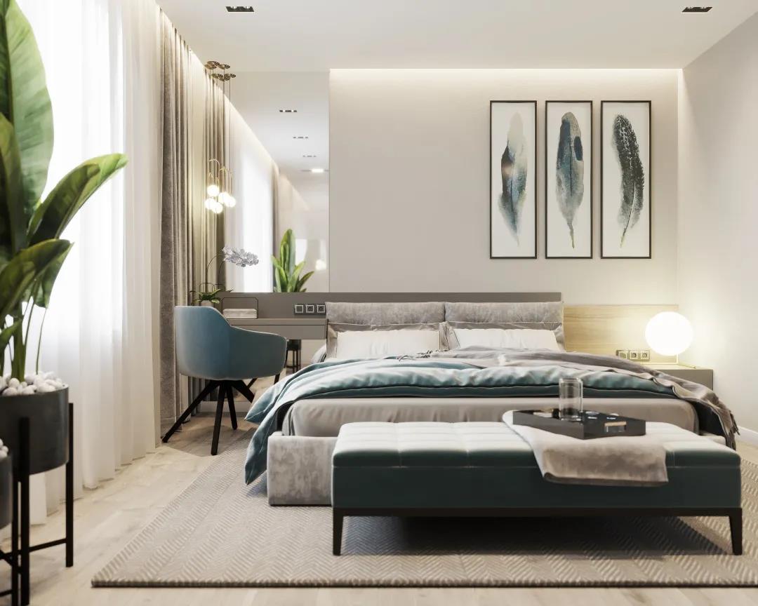 2021年的卧室长这样,这才叫逼格!