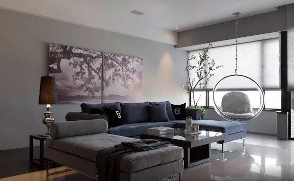 别再说黑白灰的装修暗沉无趣啦,这样混搭设计真够大气!