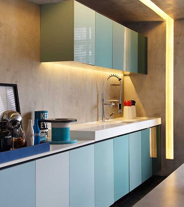 从彩色橱柜入手，让你的厨房更“出色”！
