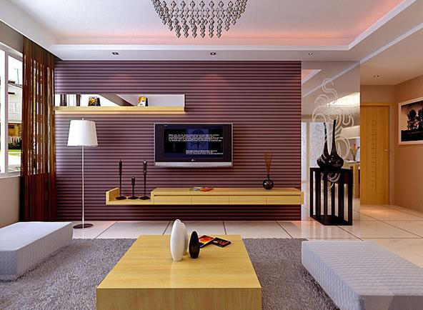 看电视是少不了的家庭娱乐，电视背景墙装修看过来