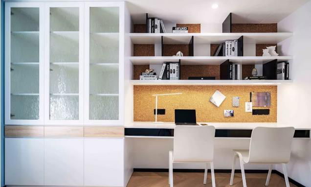 中国匠心品牌，福晶板材，小卧室书桌柜