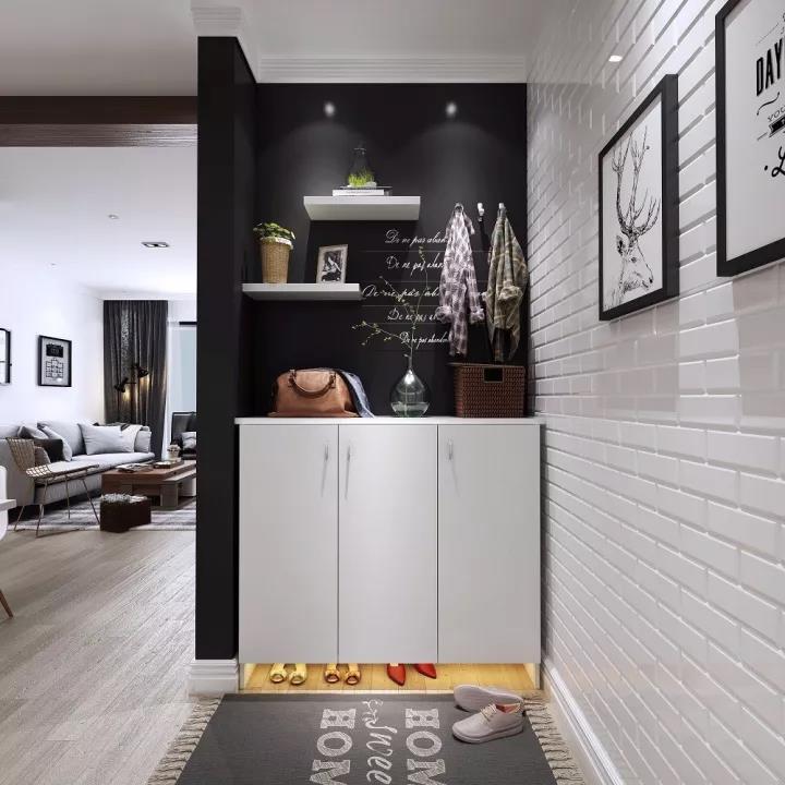 中国匠心品牌，福晶板材，入户柜装修