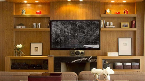 木饰面电视墙材质分类，福晶板材告诉您优缺点
