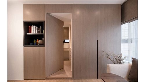 福晶板材隐形门的魔法